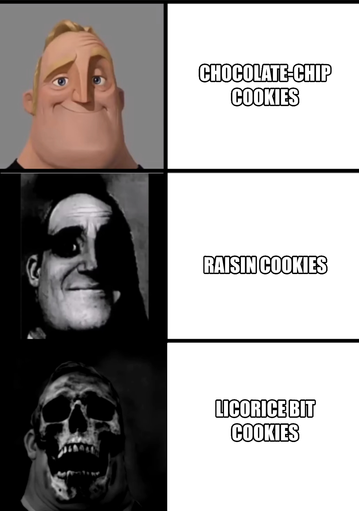 ♫ Licorice here, licorice there, far as you can see ♫