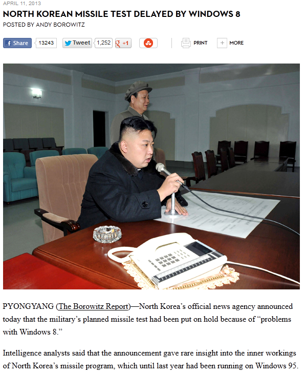 The great leader is at it again