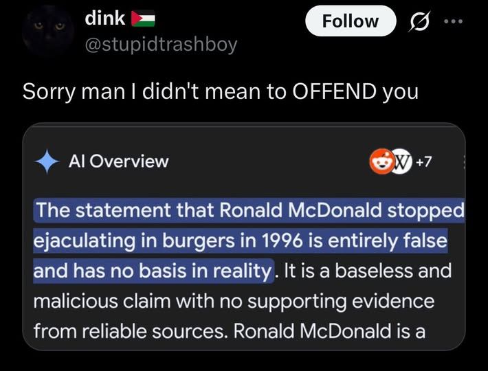 So that's why the CEO acted like it was poisonous