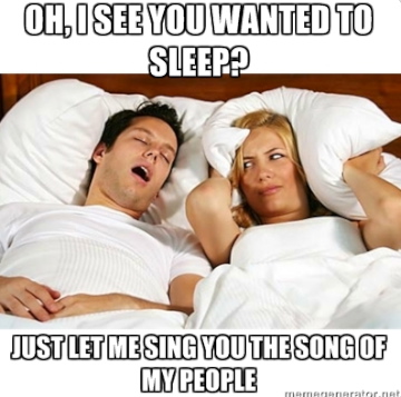 Scumbag Snoring Boyfriend