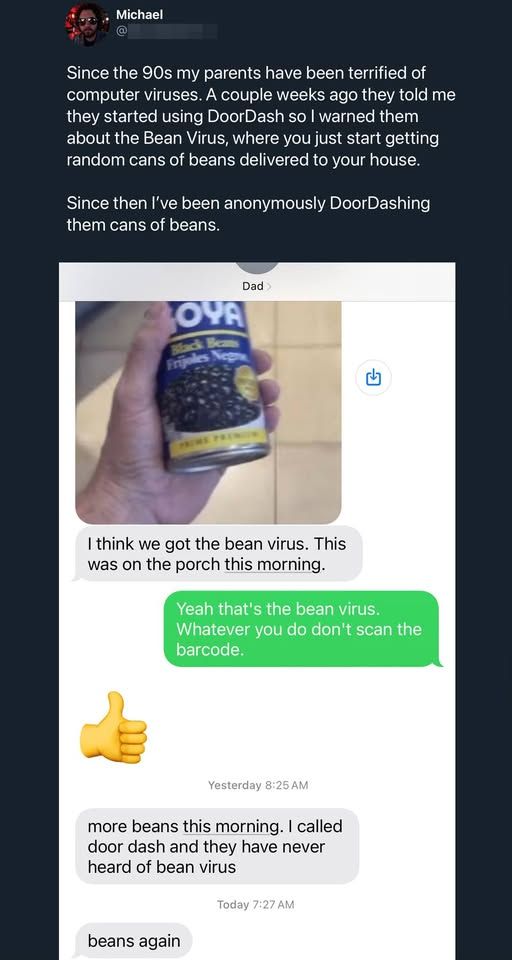 This nigga ordering beans