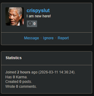 Everyone welcome CrispySlut !