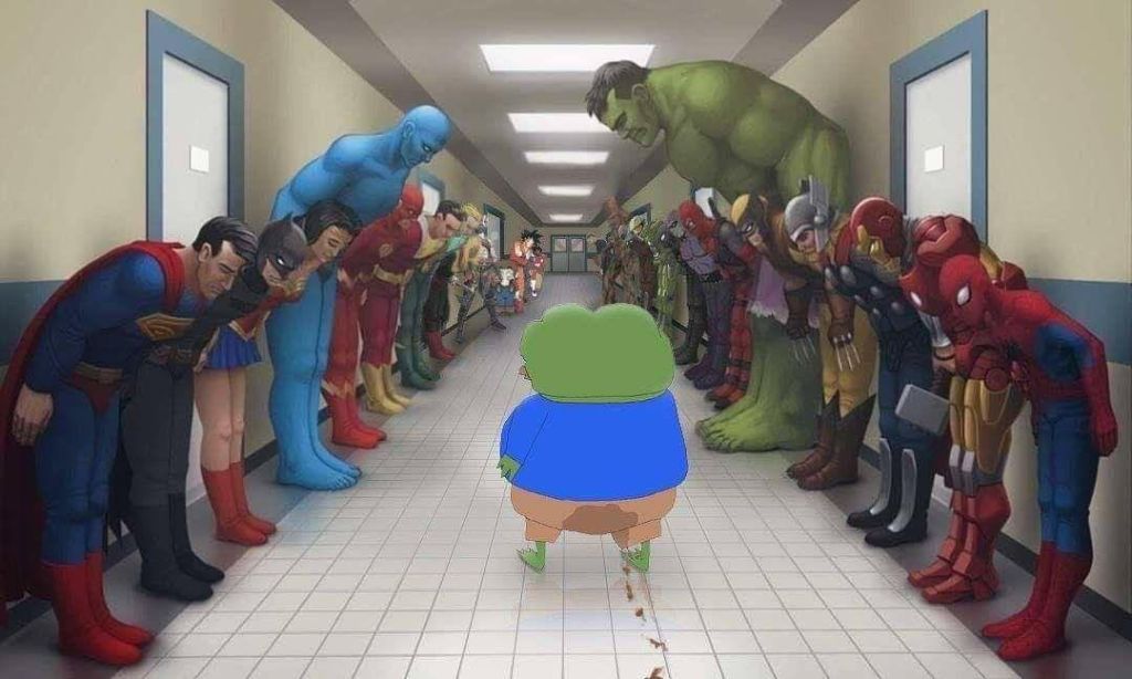 Pepe/apu a day REDUX- 69 (hehe nice!) A true hero (1079)