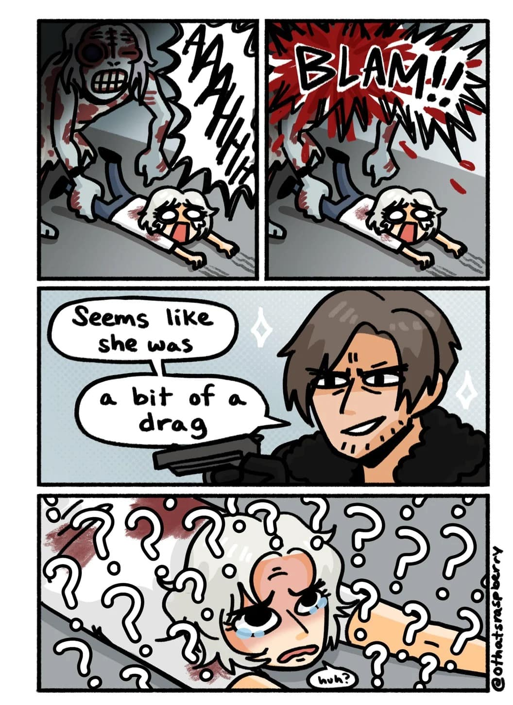 Maybe it's his way of coping?