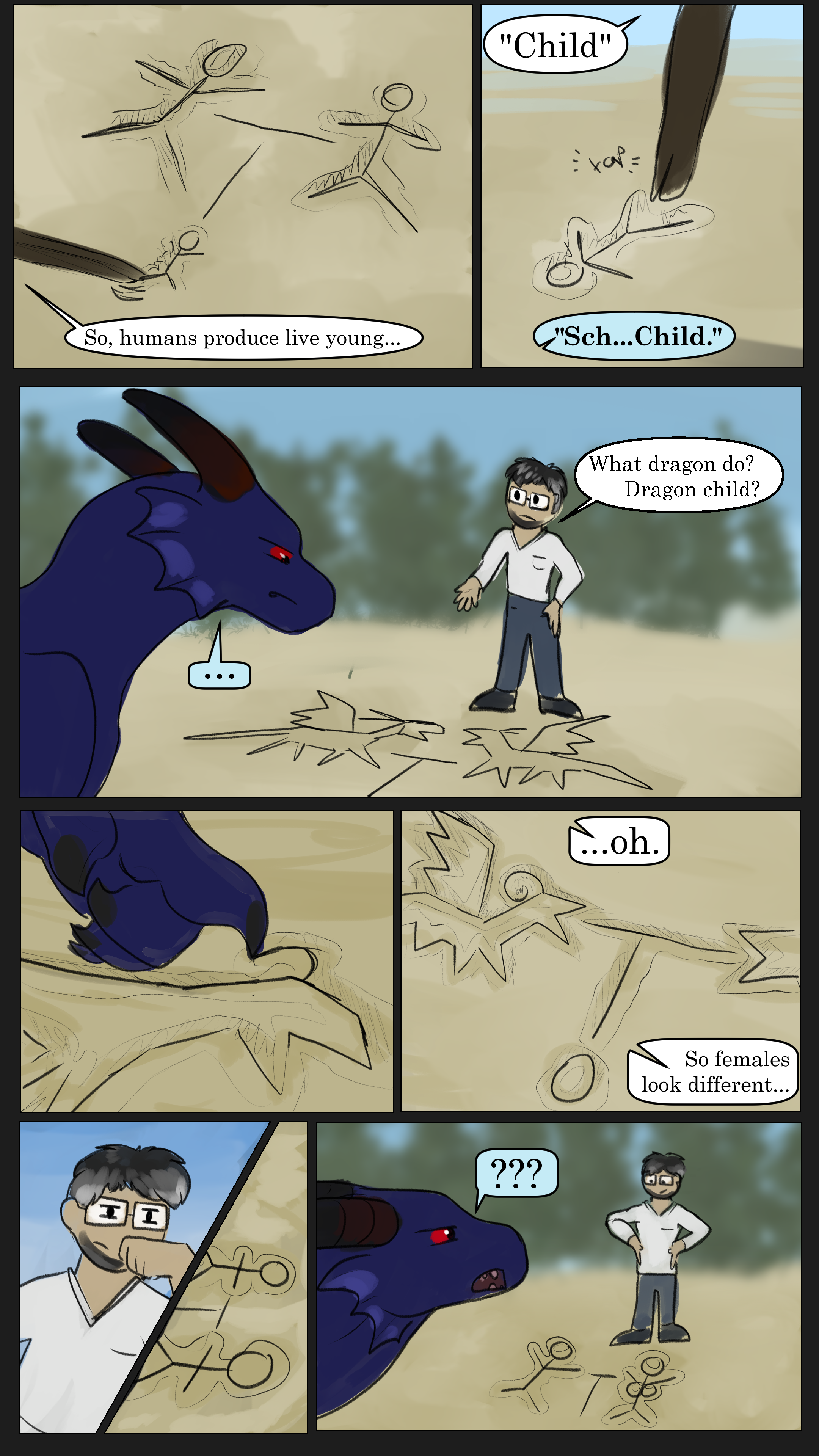 Explaining milk to the scalie