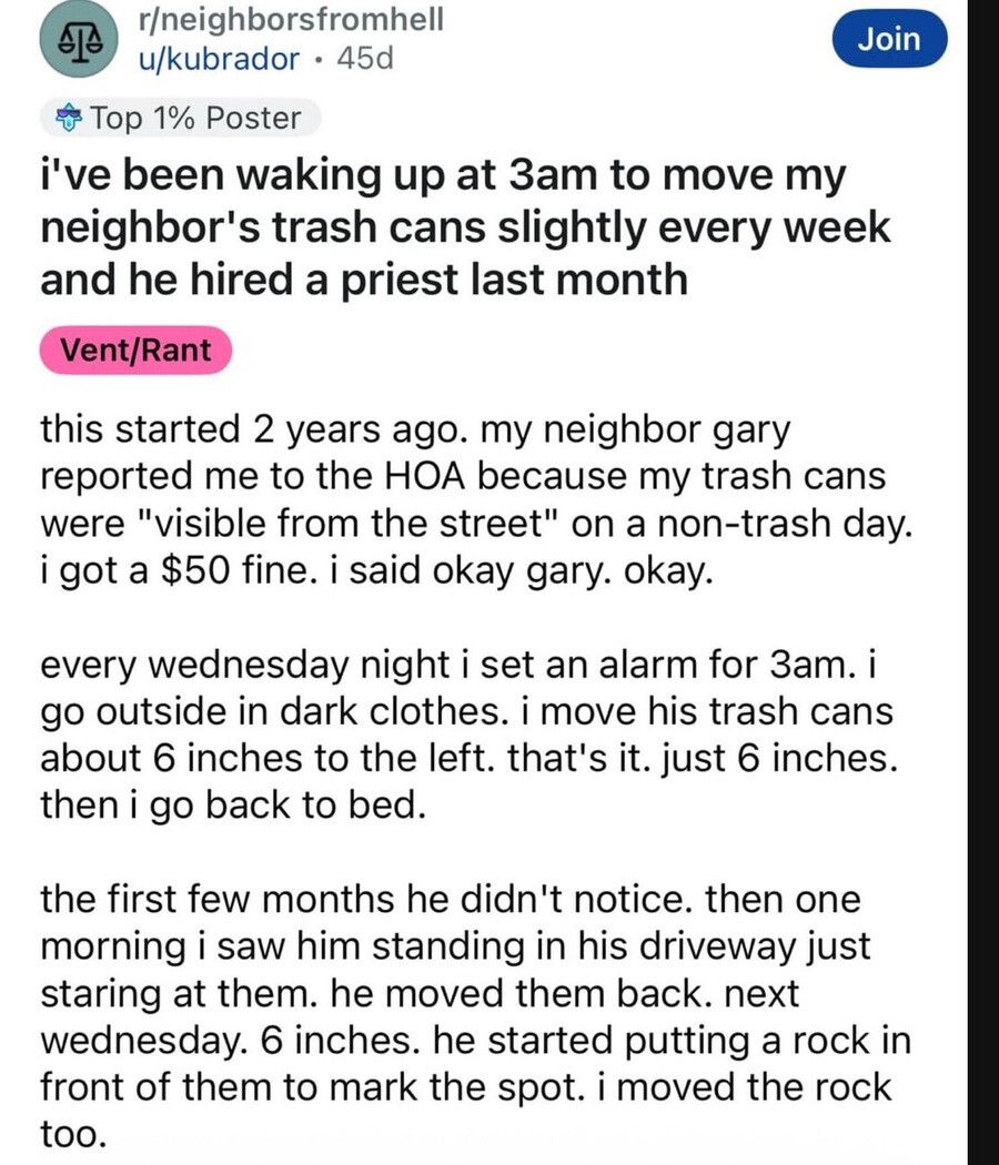 Totally normal behavior