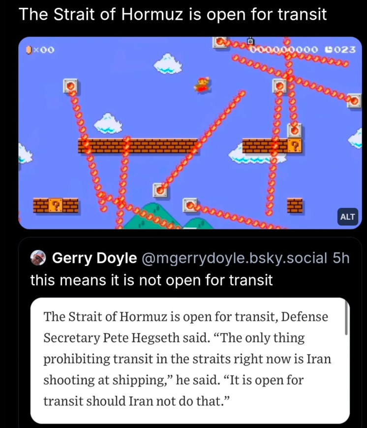 Its open, guys. You go first