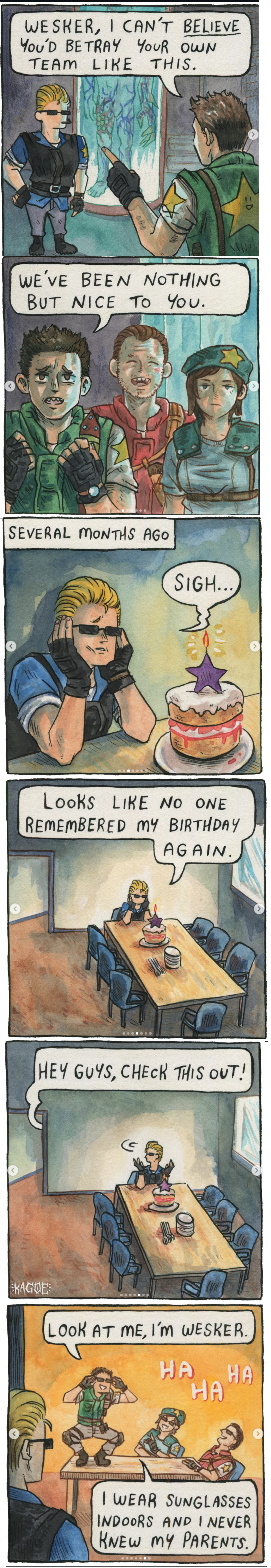 Now who's the resident who is evil?