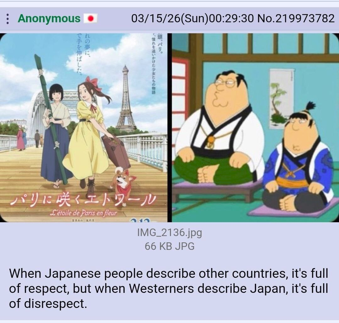 or maybe it's just that Japanese animation looks good while Western animation doesn't
