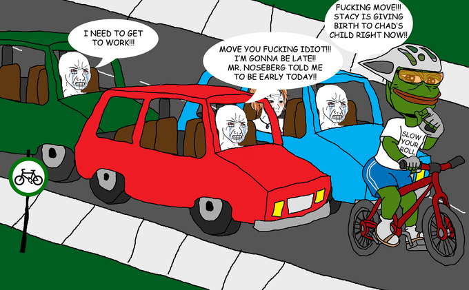 Pepe/apu a day REDUX- 82 I love my bike (1092)