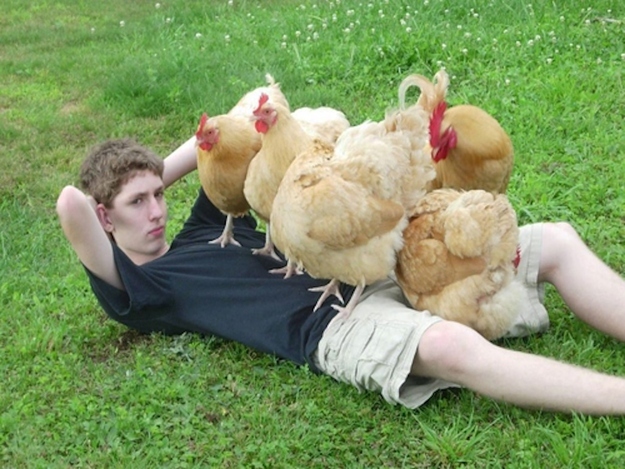 He got all the chicks you dream about..