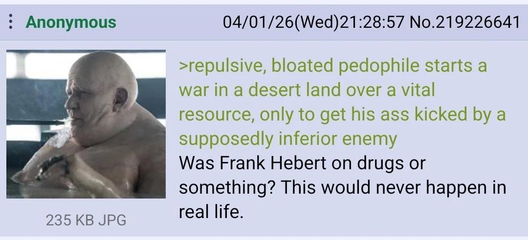 he was on spice so he saw the future