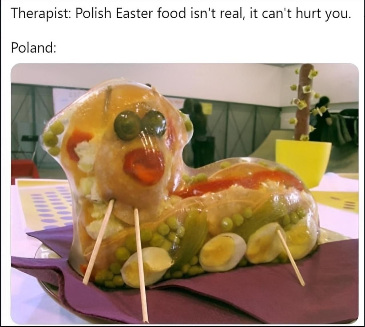 Jesus died for our sins, as such culinary sins are necessary so that he didn't die in vain