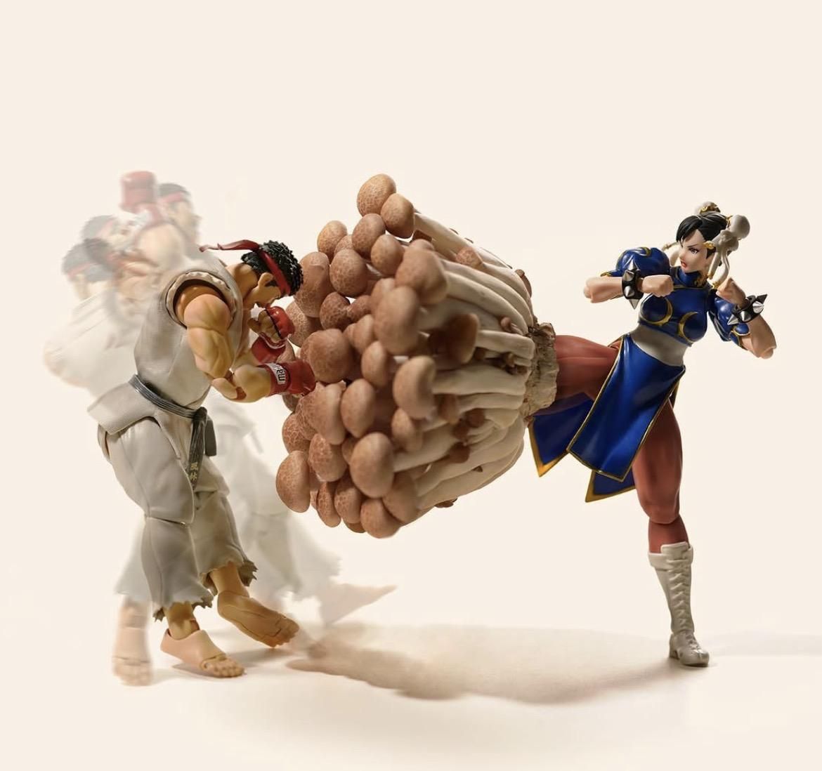 Freeze-frame of visual effect
