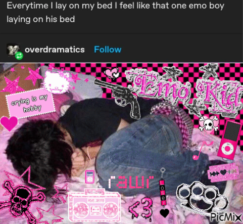 emo cringeposting