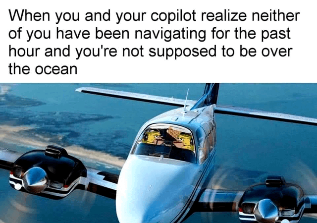 Maybe there will be an Island to land :)