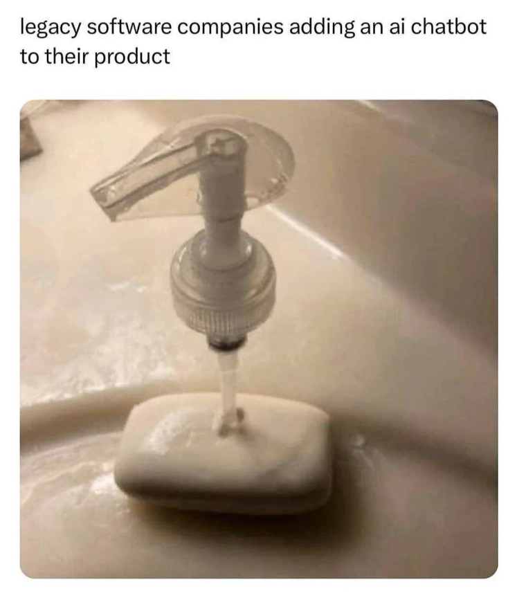 It isn't even connected to anything. Clippy did a better job