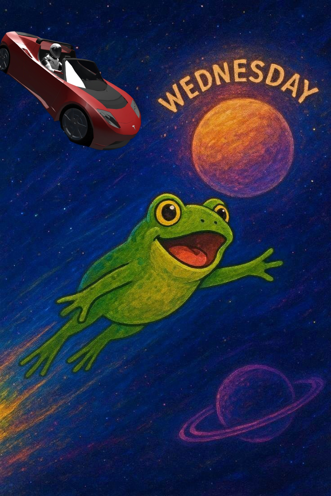 I wish you guys a Wednesday. One of the Wednesdays of your life's.