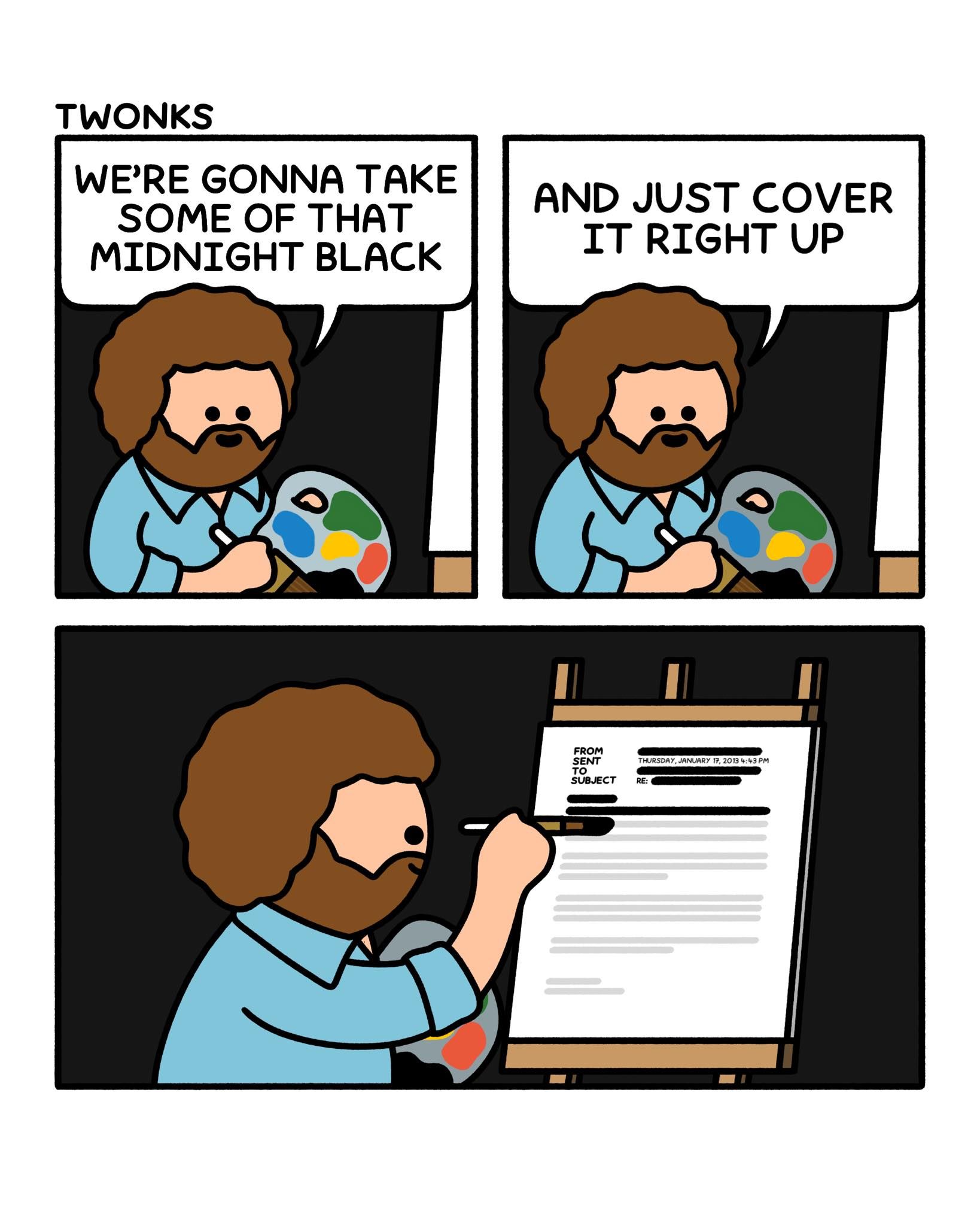 Happy little accident