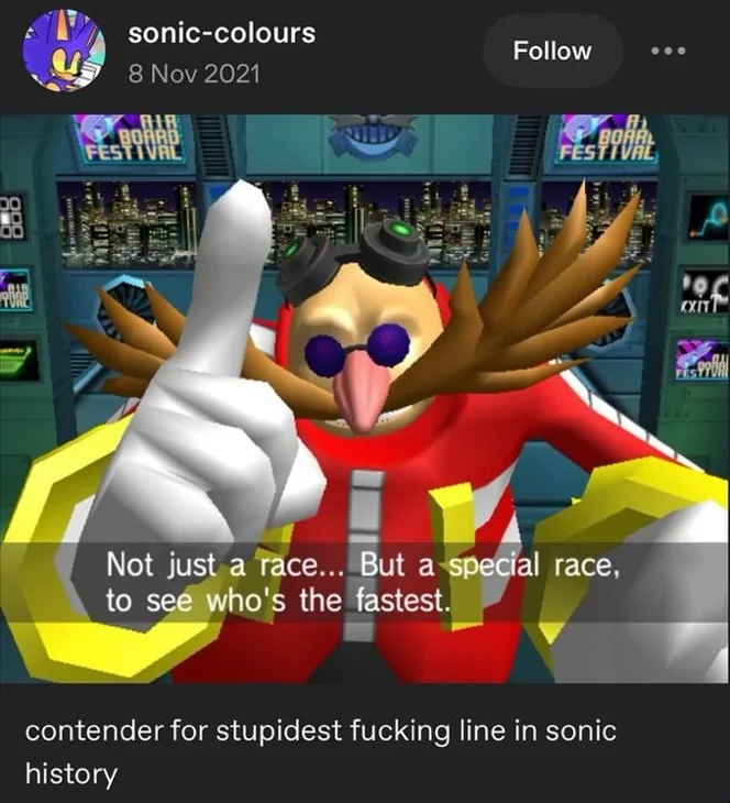 gotta go fast