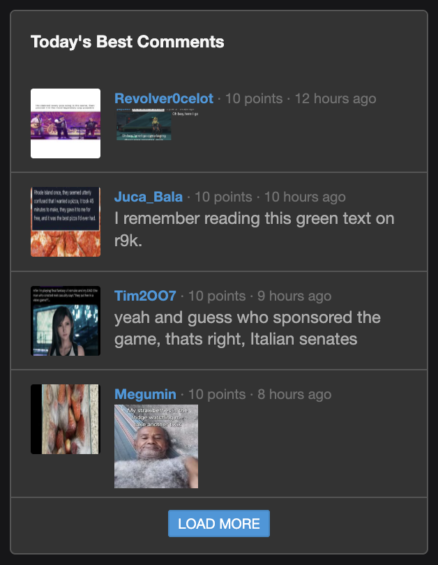 Did you guys also get CotD or is my comment on top because it's the oldest?
