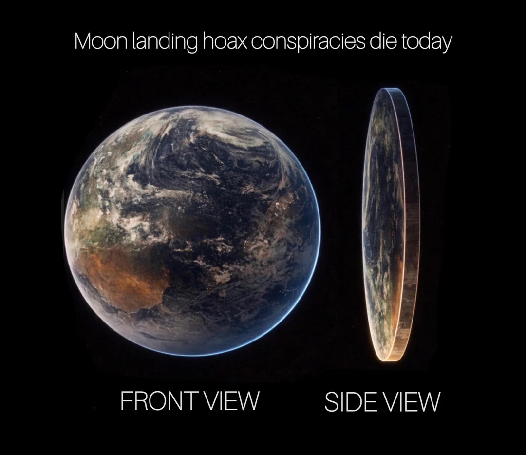 Coin Earth. Heads or tails?