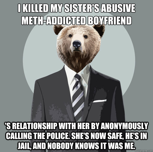 Anonymous confession bear.