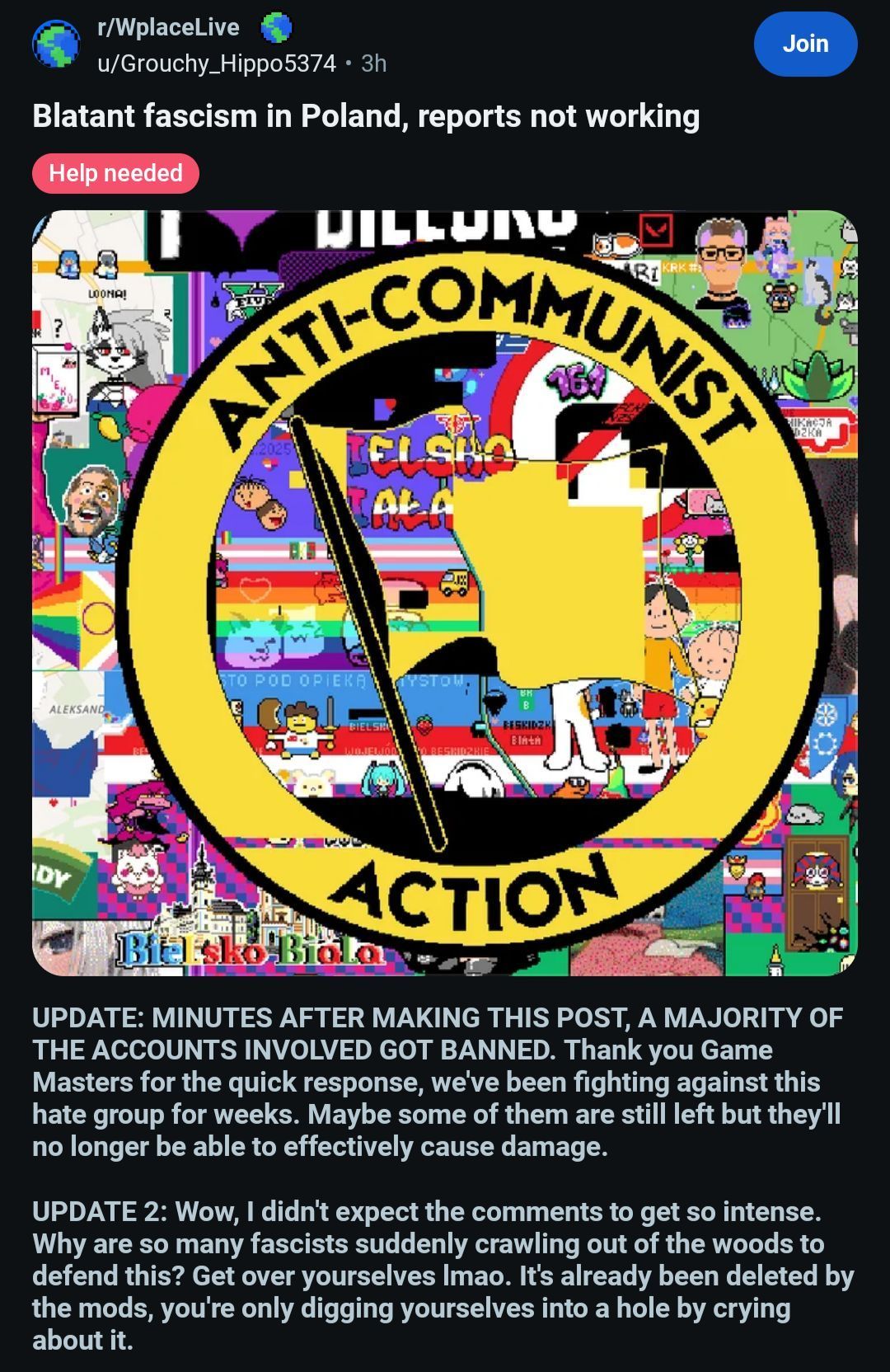 post-soviet state hating commies? lul...