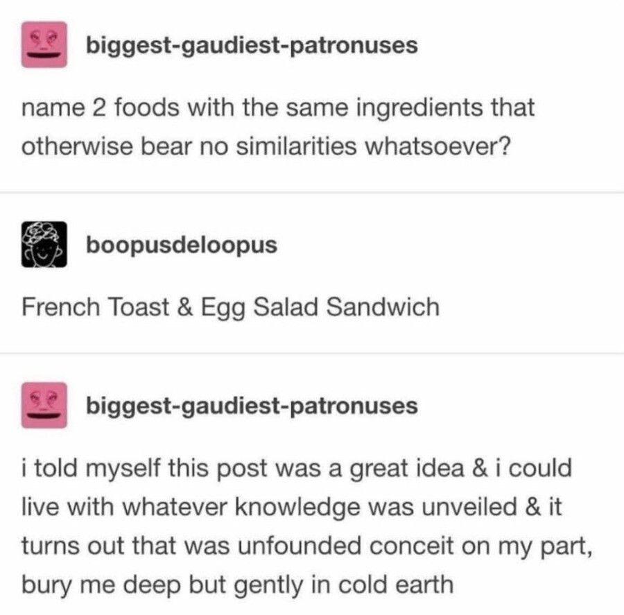 Don't ask questions you aren't prepared to handle the answers to