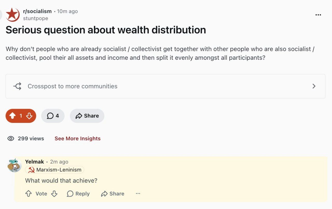 He already knows the answer
