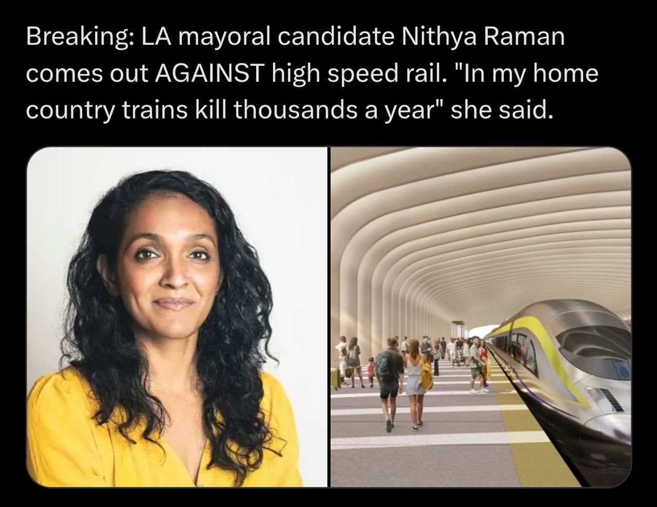 Raman? Are trains that much of an issue in Korea?