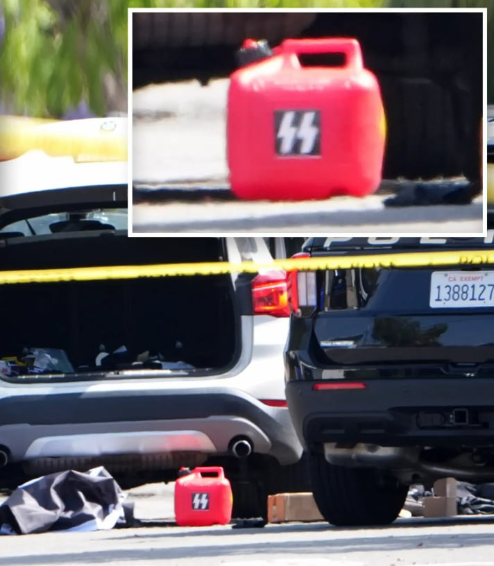 Doing hate crimes with my special Nazi brand gas can from the hate crimes store