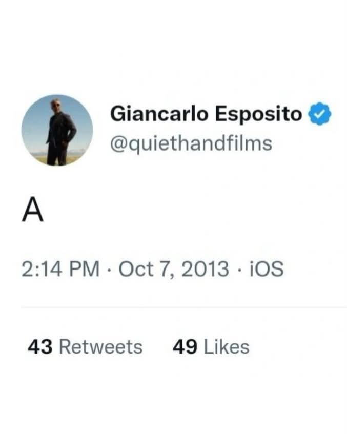 He started from the end