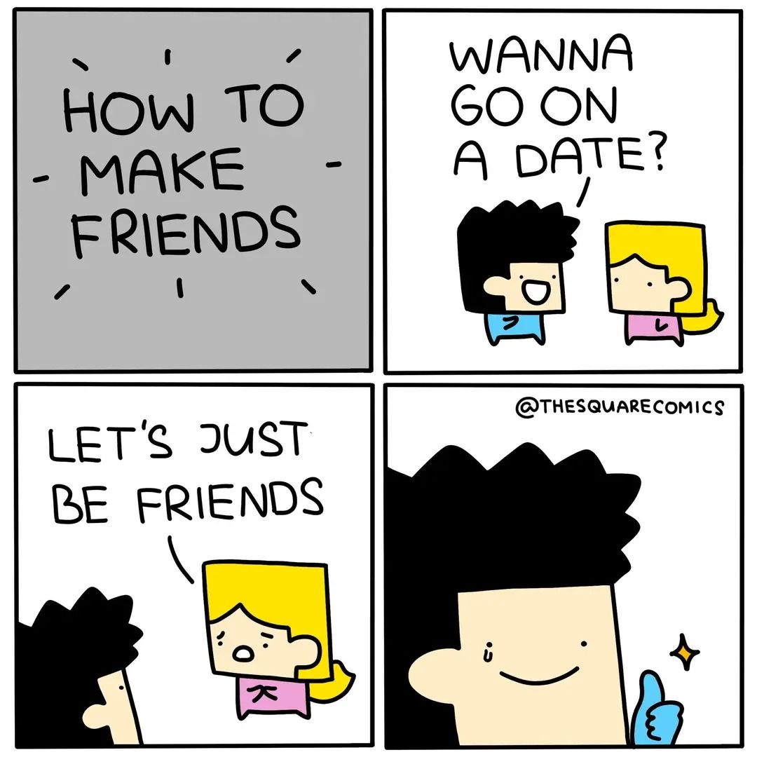 can't get friends when you're married fml
