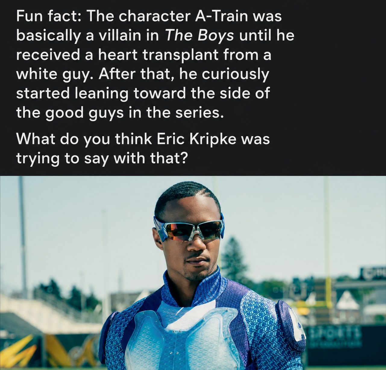 He got some sort of White Power, or something like that