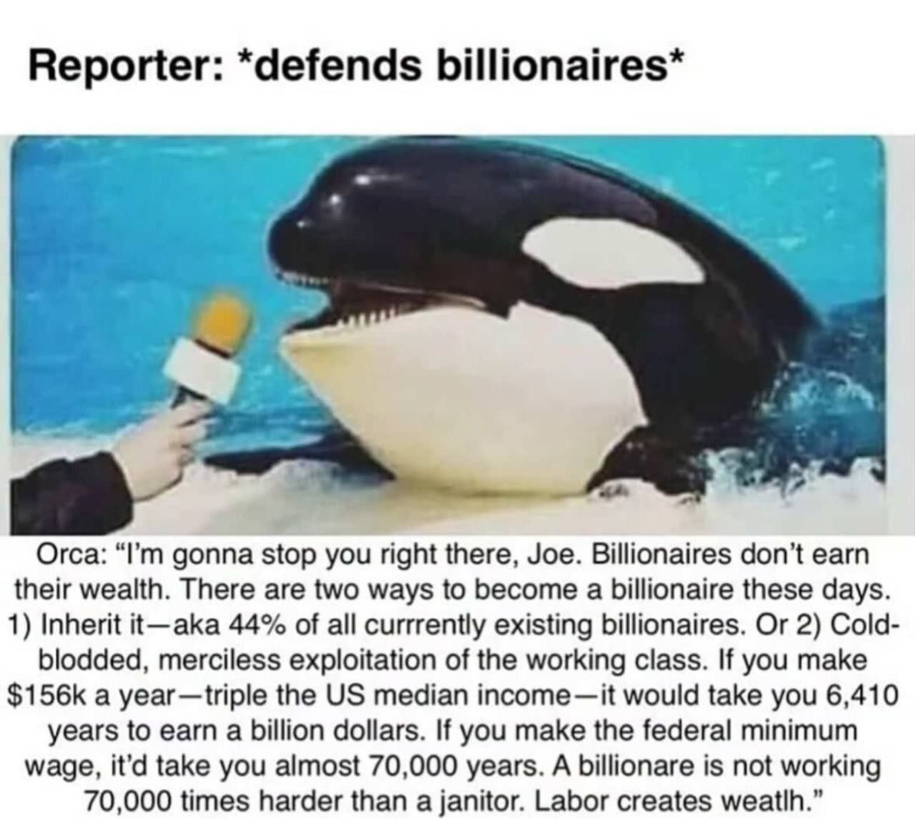 tl;dr: you'll never be a billionaire