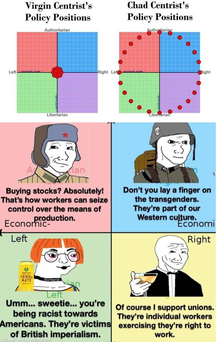 new political stances droped