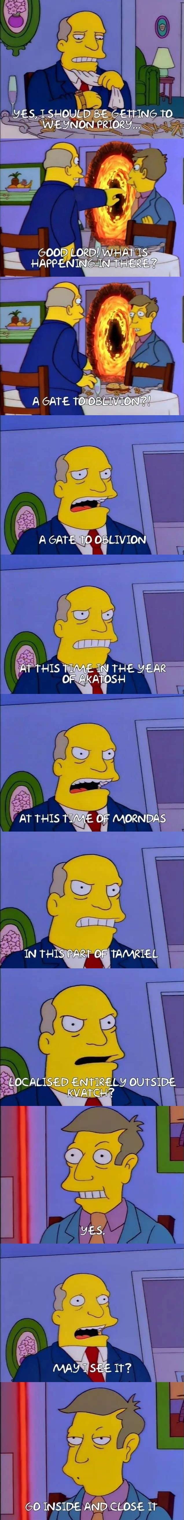 I Didn't Say Steamed Charcuterie, I Said Steamed Akaviri