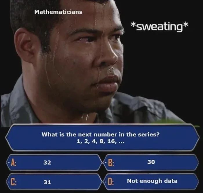 if you pick A, your iq is to low to understand the joke