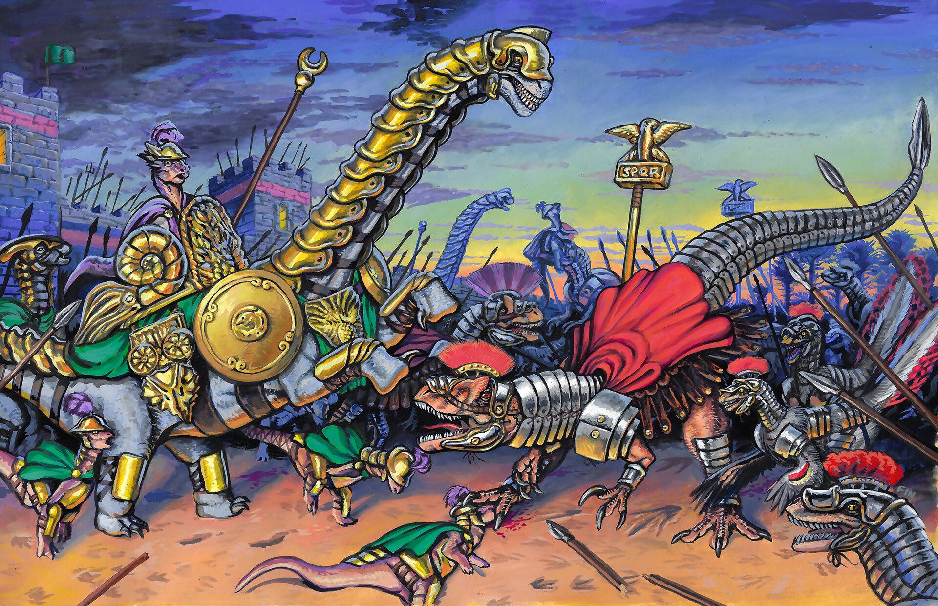 day #3 of posting ***ing sick dinos, ROMAN DINOS!
