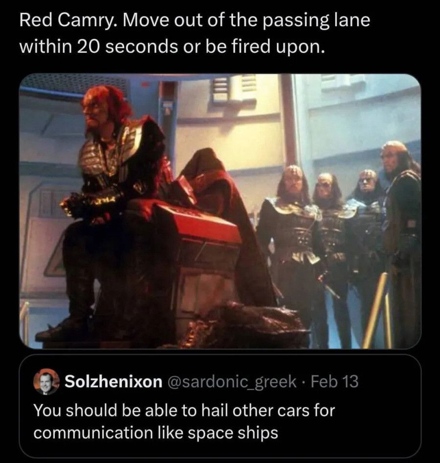 Road rage is not honourable behavior