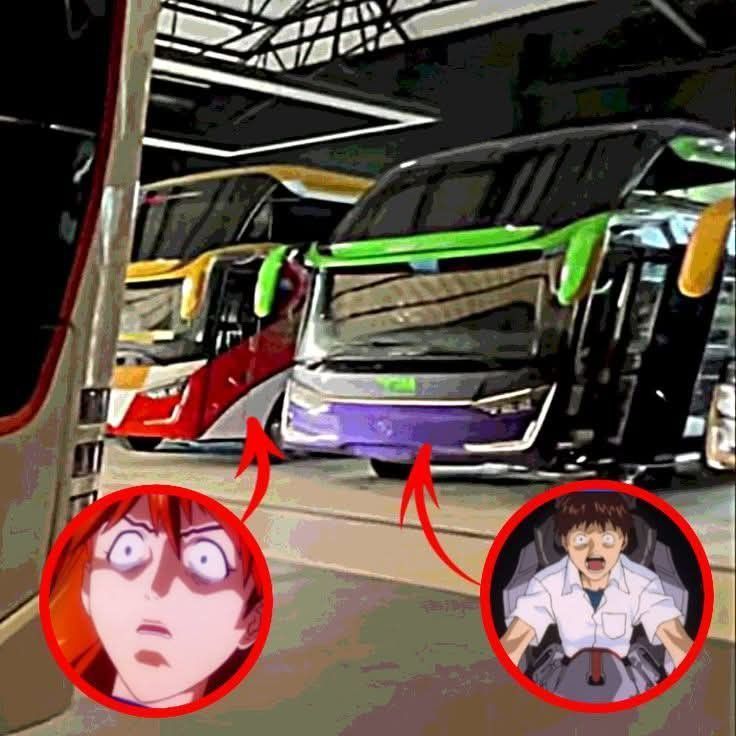 get in the bus, Shinji!