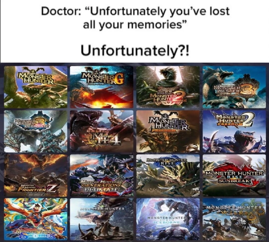 another 8000 hours to Monster Hunter