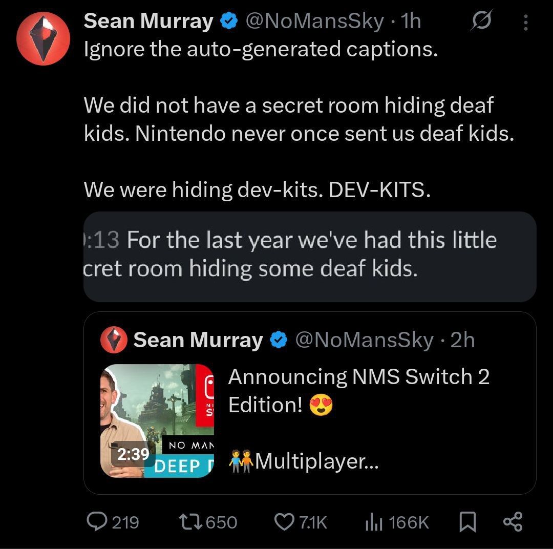 That's exactly what someone hiding deaf kids would say