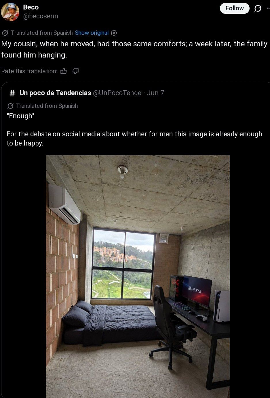 he climbed on top of his ps5 game collection and jumped