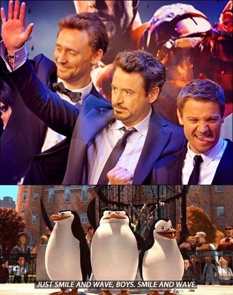 Just smile and wave...