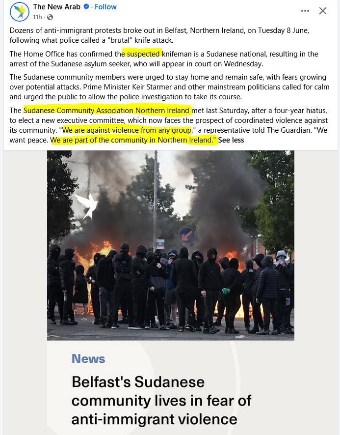 "The Sudanese Community", "the ~ Association" - why is this allowed??