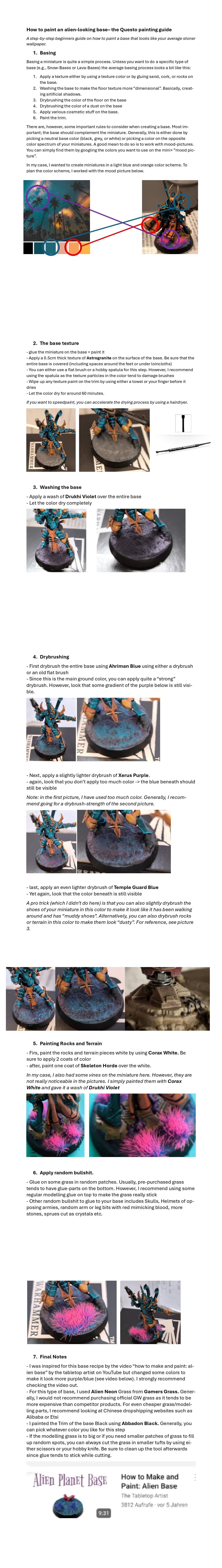 Monthly hobby posting