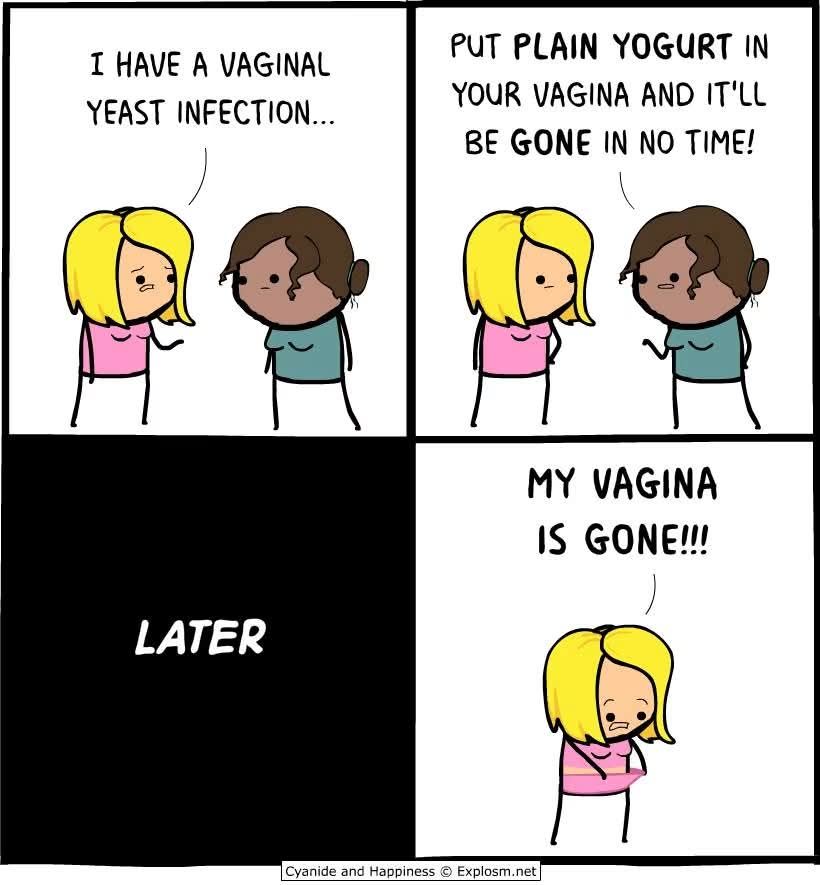 Good for yeast infection actually