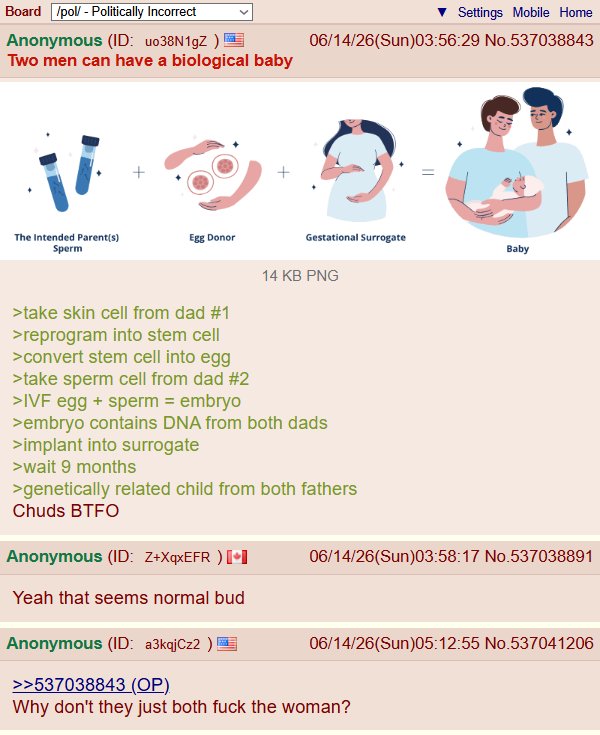 and then 2 years later, the baby mysteriously gets monkeypox